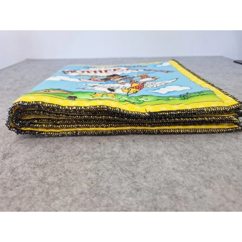 Mary Engelbreit Mother Goose Volume 1 Fabric Cloth Book Nursery Rhymes Handmade